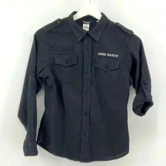 GUESS BOYS CASUAL LONG SLEEVES TOP - Picture 3 of 3